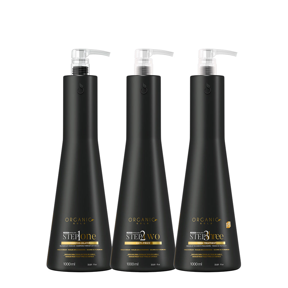 Kit de Lissage - Step 123 - Traitement Progressif Professionnel - 1000ml