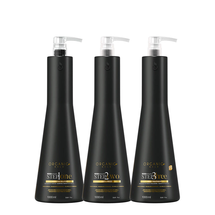 Kit de Lissage - Step 123 - Traitement Progressif Professionnel - 1000ml